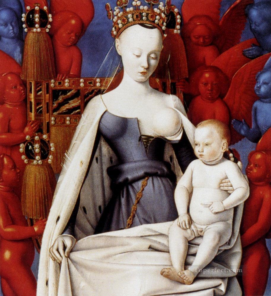 Madonna And Child Jean Fouquet Oil Paintings